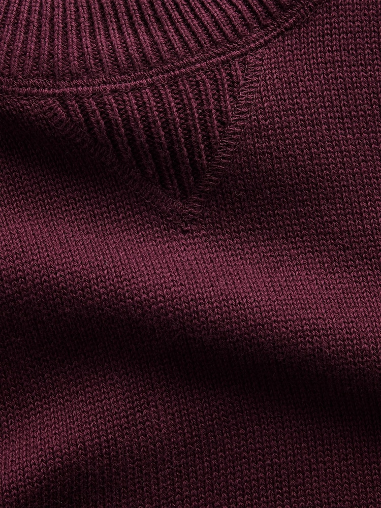 Burgundy - Gap Relaxed Jumper (4-13år) - Bild 5 av 5