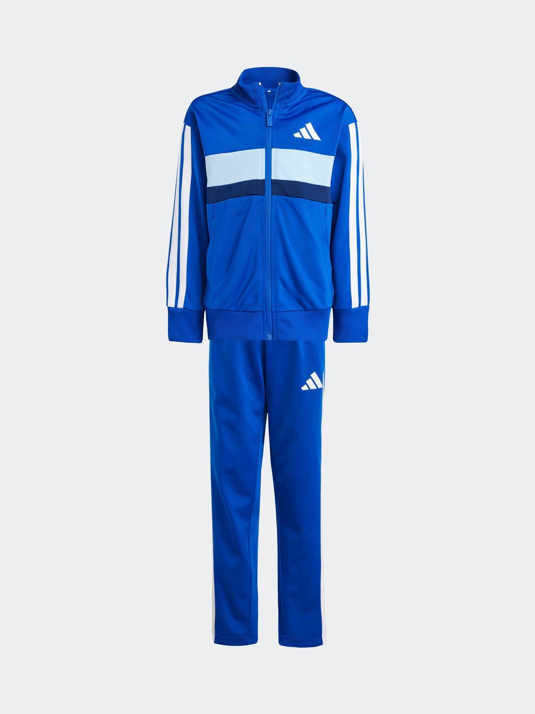 Buy adidas Blue Essentials Tiberio 3-Stripes Kids Tracksuit