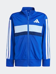 أزرق - adidas Essentials Tiberio 3-Stripes Kids Tracksuit - صورة 8 من 9