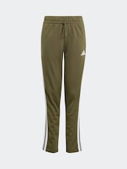 أخضر - adidas Seasonal Essentials Tiberio 3-Stripes Tricot Kids Tracksuit - صورة 9 من 9