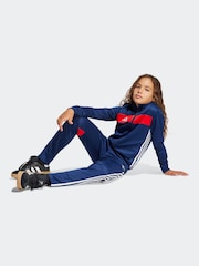 adidas Blue Tiro Essentials Tracksuit - Image 2 of 6