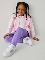 adidas Pink Essentials Climacool Kids Tracksuit - Image 4 of 10