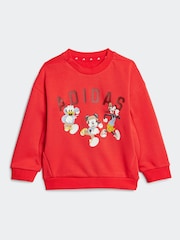 adidas Red Infant Disney Mickey Mouse Tracksuit - Image 2 of 7