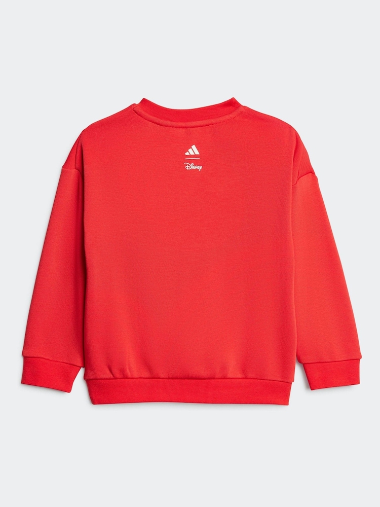 adidas Red Infant Disney Mickey Mouse Tracksuit - Image 3 of 7