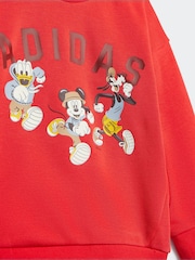 adidas Red Infant Disney Mickey Mouse Tracksuit - Image 6 of 7