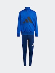 أزرق - بدلة رياضية مزيَّنة بشعار كبير من adidas - صورة 11 من 13