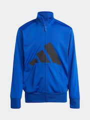 أزرق - بدلة رياضية مزيَّنة بشعار كبير من adidas - صورة 12 من 13