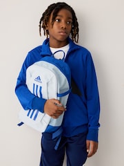 أزرق - بدلة رياضية مزيَّنة بشعار كبير من adidas - صورة 6 من 13