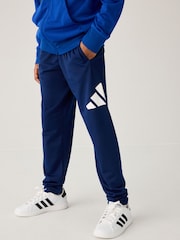 أزرق - بدلة رياضية مزيَّنة بشعار كبير من adidas - صورة 7 من 13