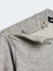 adidas Grey Infant Essentials Sweatshirt and Joggers Set - Image 6 of 7