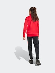 أحمر - بدلة رياضية مزيَّنة بشعار كبير من adidas - صورة 2 من 8