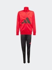 أحمر - بدلة رياضية مزيَّنة بشعار كبير من adidas - صورة 6 من 8