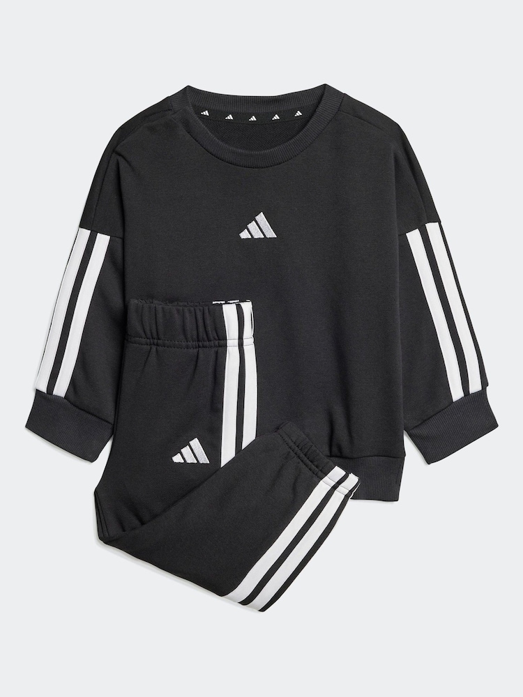 adidas Black Essentials Infant Sweatshirt and Joggers Set - Image 8 of 14