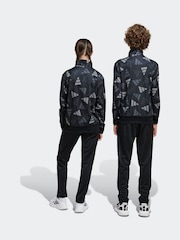 adidas Black All Over Print Tracksuit - Image 4 of 6