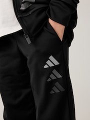 adidas Black All Over Print Tracksuit - Image 5 of 6