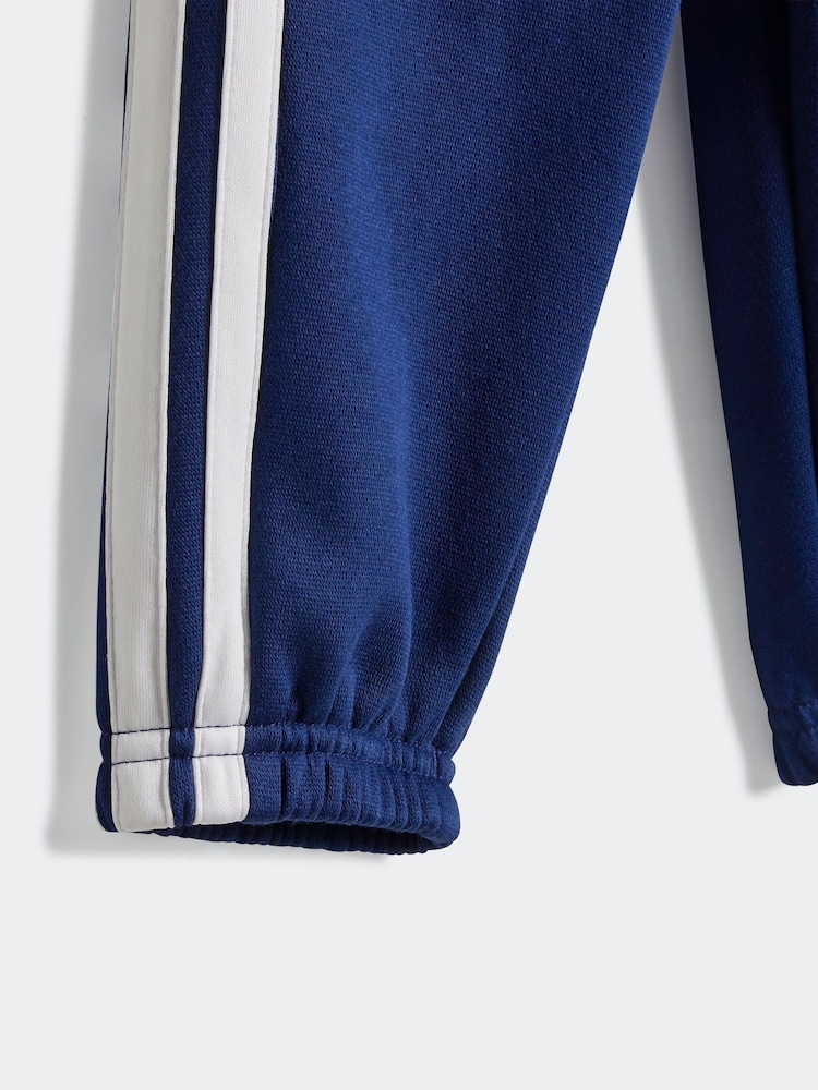 adidas Blue Essentials Infant Tracksuit - Image 5 of 7