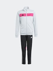 adidas Grey Chrome Tiro Essentials Tracksuit - Image 1 of 7