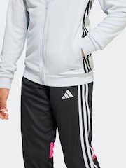 adidas Grey Chrome Tiro Essentials Tracksuit - Image 7 of 7