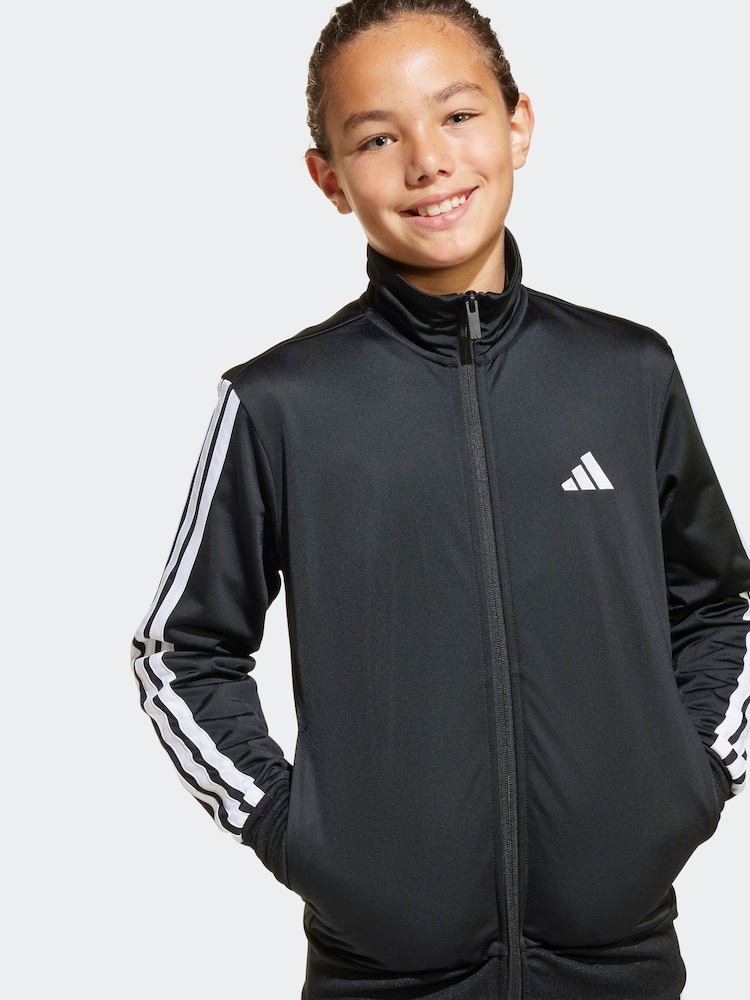 Czarny - Dres adidas 3 Stripe - Image 3 of 7
