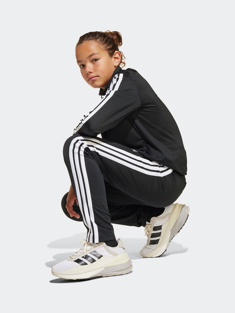 Czarny - Dres adidas 3 Stripe - Image 4 of 7