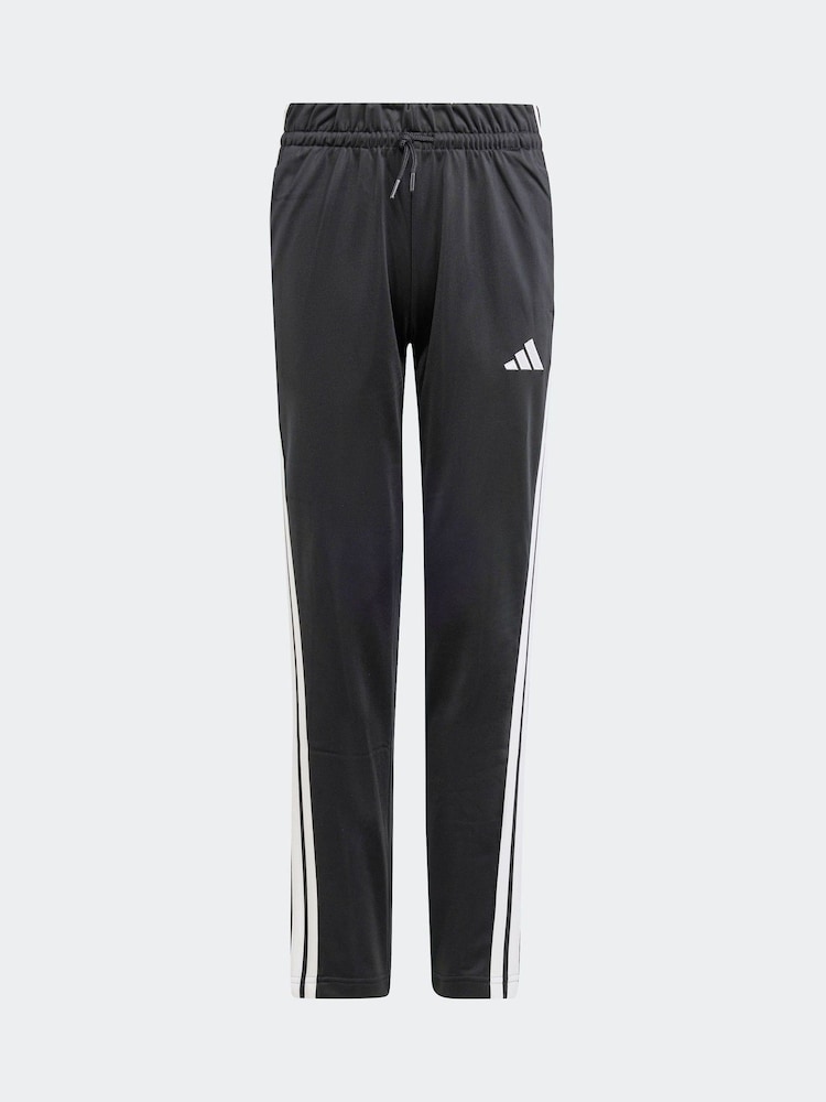 adidas Black 3 Stripe Tracksuit - Image 7 of 7