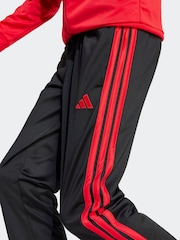 adidas Red 3 Stripe Tracksuit - Image 5 of 8