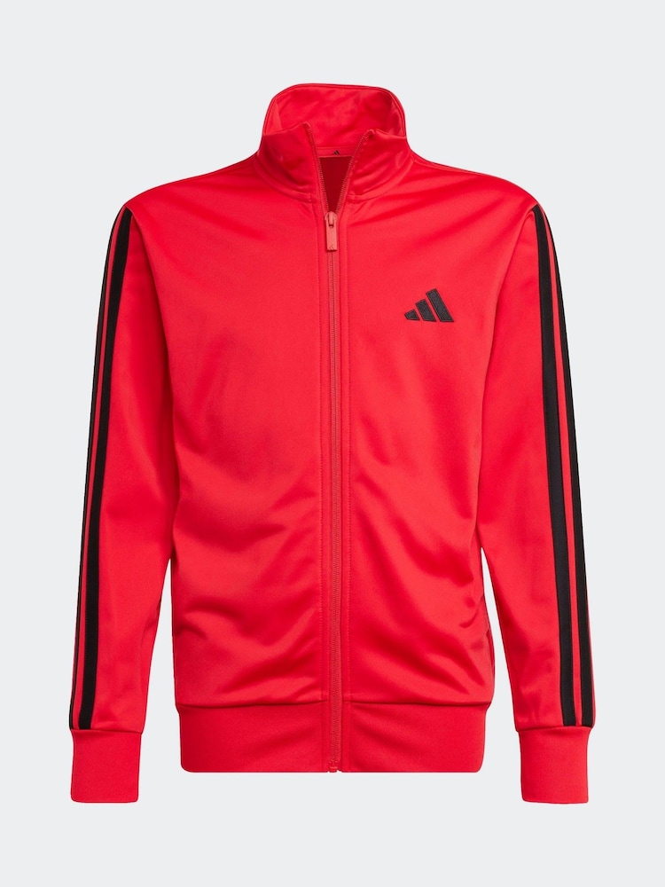 Czerwony - Dres adidas 3 Stripe - Image 7 of 8