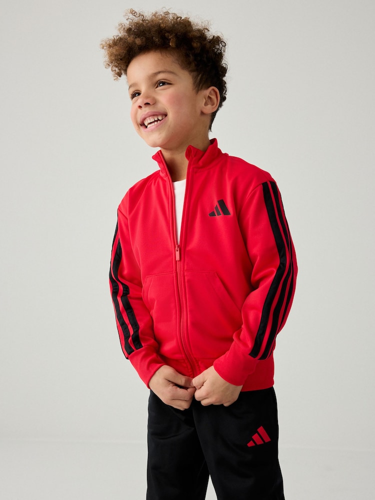 adidas Red Essentials Climacool Tracksuit Little Kids - Image 5 of 10
