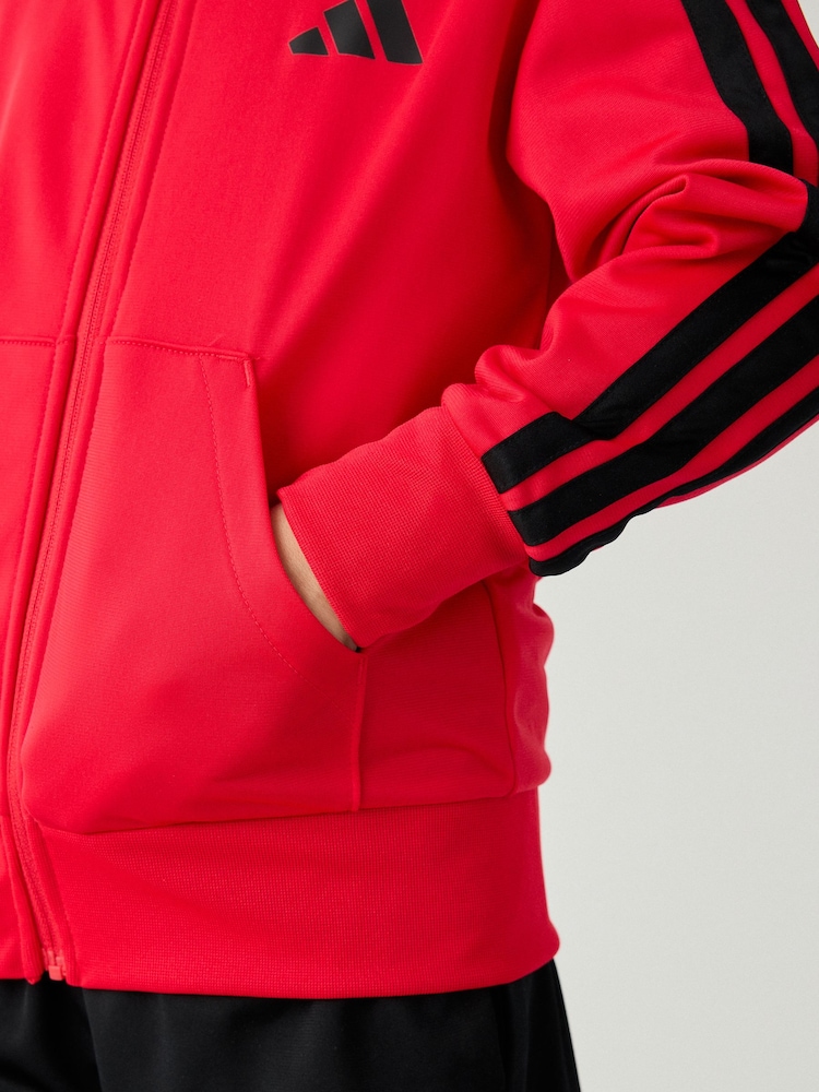 adidas Red Essentials Climacool Tracksuit Little Kids - Image 6 of 10