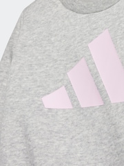 adidas Grey Essentials Logo Tracksuit - Image 5 of 7