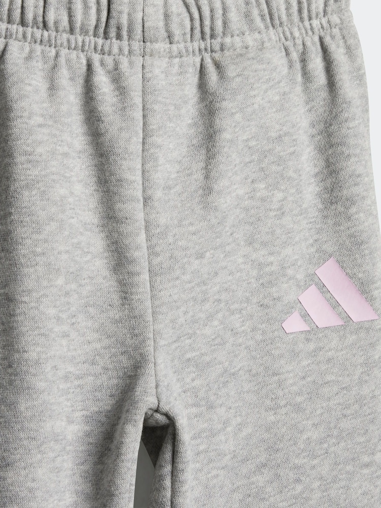 adidas Grey Essentials Logo Tracksuit - Image 7 of 7