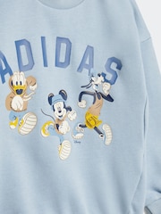adidas Blue Infant Disney Mickey Mouse Tracksuit - Image 6 of 7