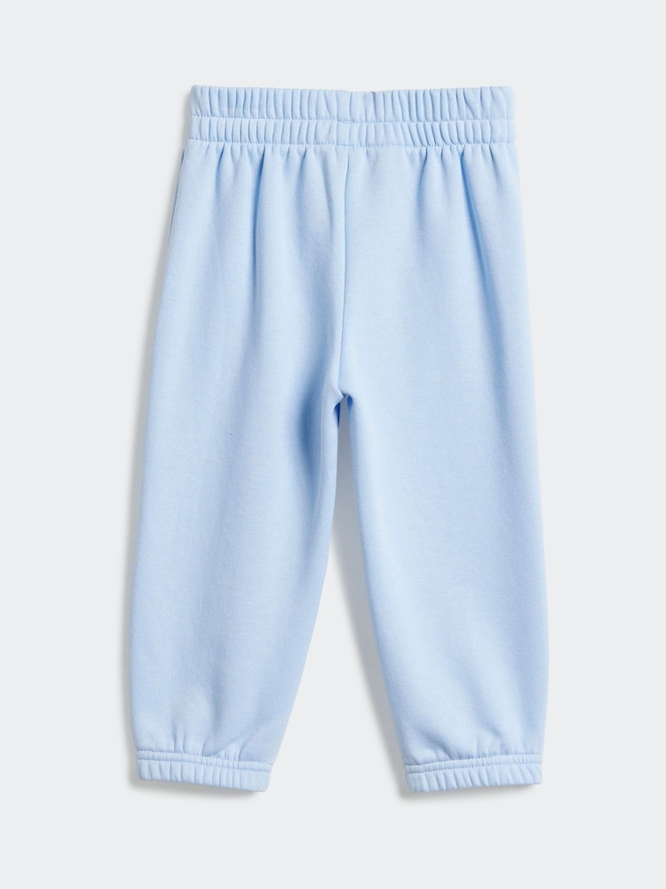adidas Blue Essentials Infant Logo Celebration Fleece Tracksuit - Image 4 of 7