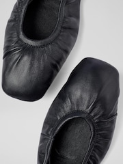 LK Bennett Black Folded Tayla Ballerina Flats - Image 4 of 4