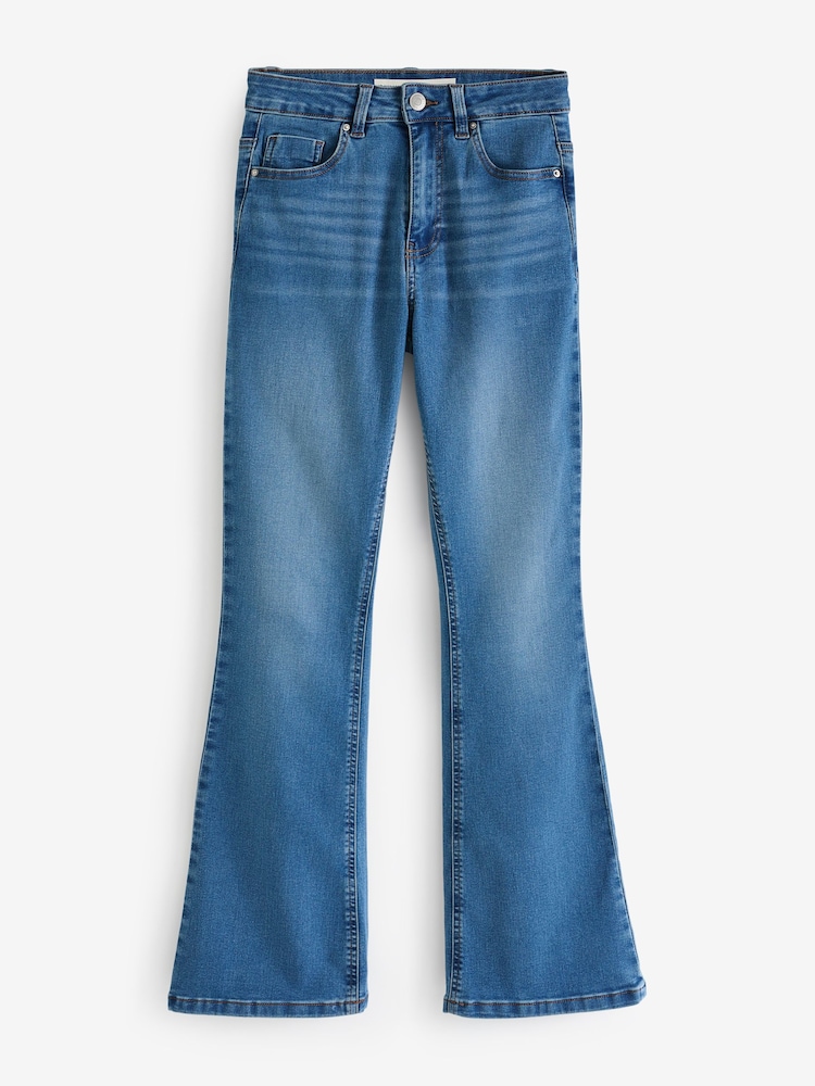 Azul oscuro - Vaqueros acampanados de talle alto con diseño supersuave de JD Williams - Imagen 5 de 5 Azul oscuro - Vaqueros acampanados de talle alto con diseño supersuave de JD Williams - Imagen 5 de 5