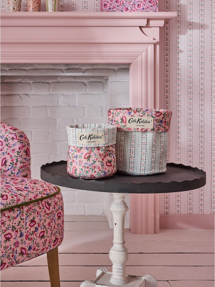 Набор двусторонних сумок для хранения с принтом Cath Kidston 2 - Image 2 of 6