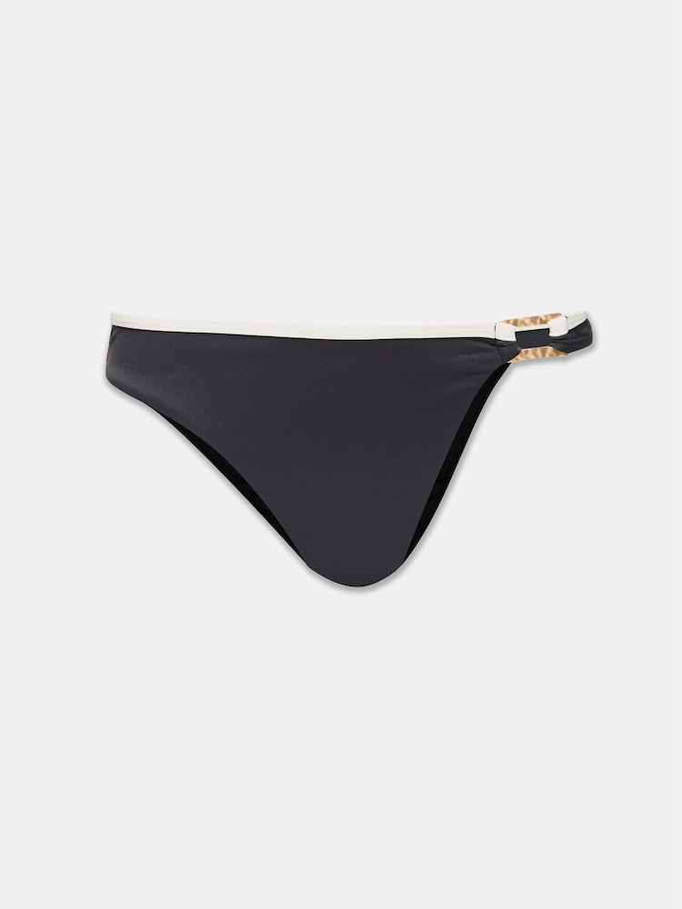 Mint Velvet Italian Fabric Tipped Hardware Bikini Briefs - Image 4 of 5