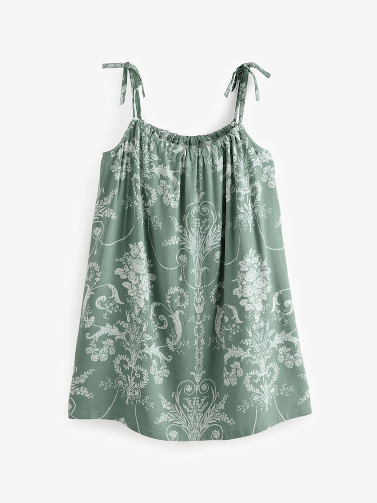 Laura Ashley Green Josette Slip Dress - Image 5 of 5