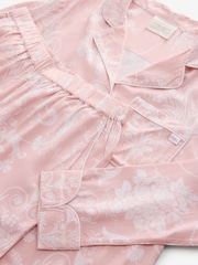 وردي - طقم بيجامة Josette بأزرار كاملة من Laura Ashley - Image 8 of 9