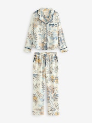 Laura Ashley Ecru Marlbrook Button Through Pyjamas - Image 6 of 8