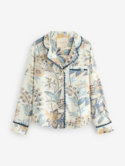 Laura Ashley Ecru Marlbrook Button Through Pyjamas - Image 7 of 8