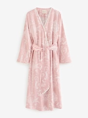 Laura Ashley Pink Josette Dressing Gown - Image 6 of 6