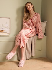 Laura Ashley Pink Ditsy Rose Mules - Image 2 of 8