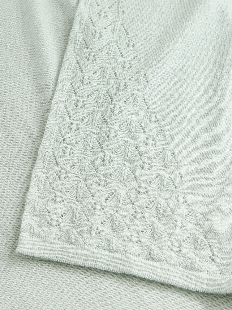 Laura Ashley Pointelle Wide Leg Lounge Trousers - Image 8 of 9