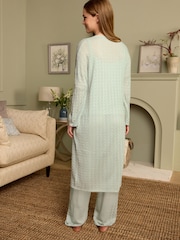 Cardigan long Laura Ashley en soie pointelle - Image 3 de 7