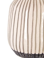 Fifty Five South White Large Vero Earthenware Vase - Image 4 of 4