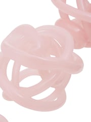 Fifty Five South Pink Knot Decor Glass Ornament - Image 5 of 6