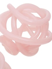 Fifty Five South Pink Knot Decor Glass Ornament - Image 6 of 6
