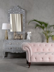 Interiors by Premier Gold and Grey Orvena Small Ceramic Vase - Image 2 of 4