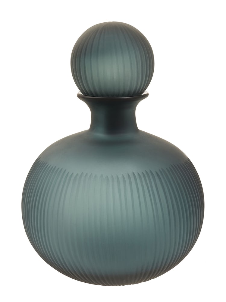 Fifty Five South Blue Hira Bottle Vase - Image 3 of 6